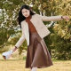 Tweed Style Outwear for Women Slimming Look 2023 Spring & Fall New Style Tweed Lady Style French Petite Short Outwear for Women