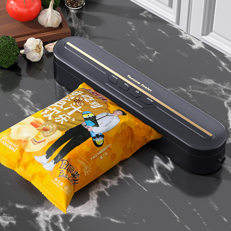 クロスボーダー真空シール機小型家庭用食品包装機食品保存機自動真空機シール機|undefined