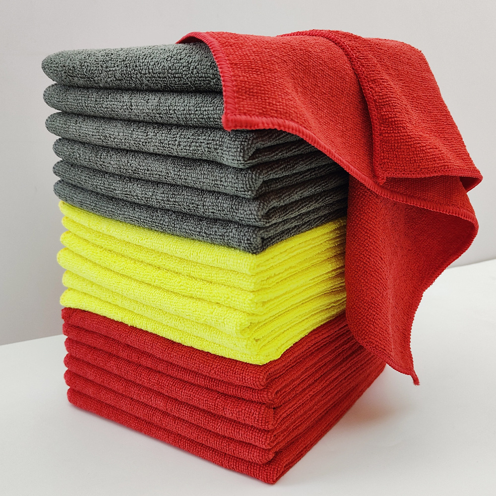 Microfiber Waxing Towel, Car-Specific Square Crystal-Coated Towel, Does Not Leave Water Marks, Wipes Car, Absorbs Water, Cleaning Cloth