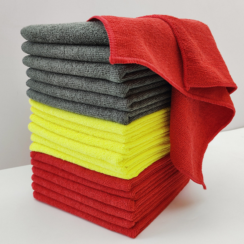 Microfiber Waxing Towel, Car-Specific Square Crystal-Coated Towel, Does Not Leave Water Marks, Wipes Car, Absorbs Water, Cleaning Cloth