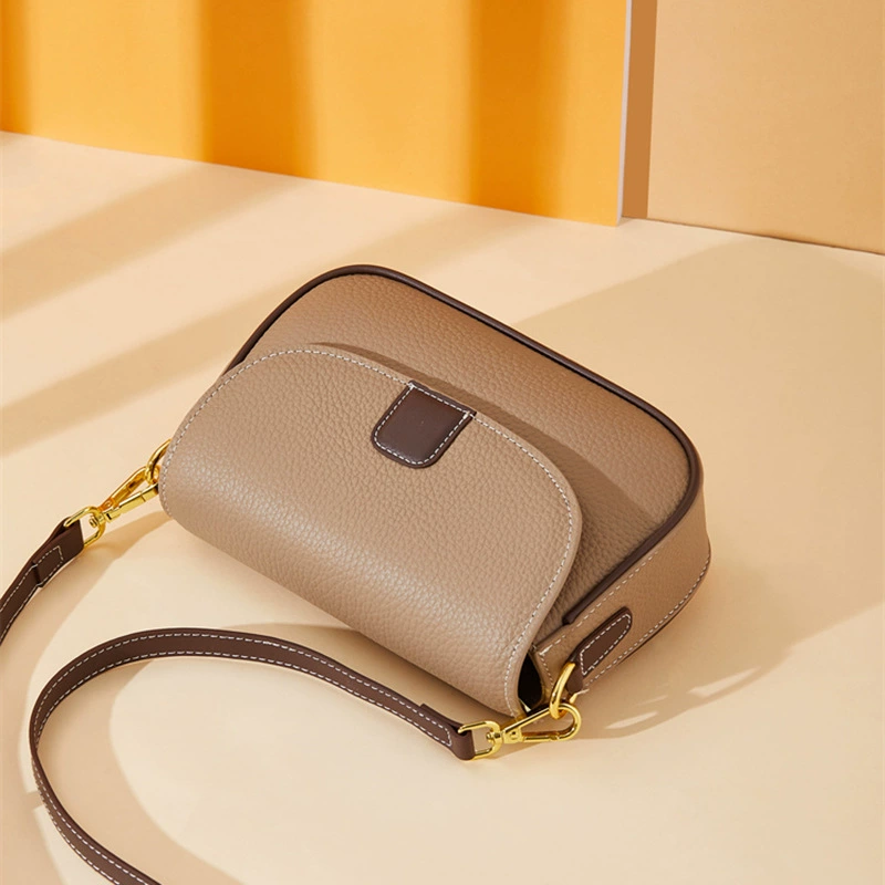 Leather small bag, shoulder bag, one-shoulder bag, 2023 collection, high-quality style, genuine leather