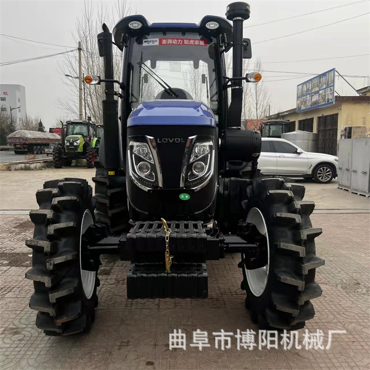 大型雷沃1204高配拖拉机 打田开荒深翻耕地机 空调驾驶室农耕机12
