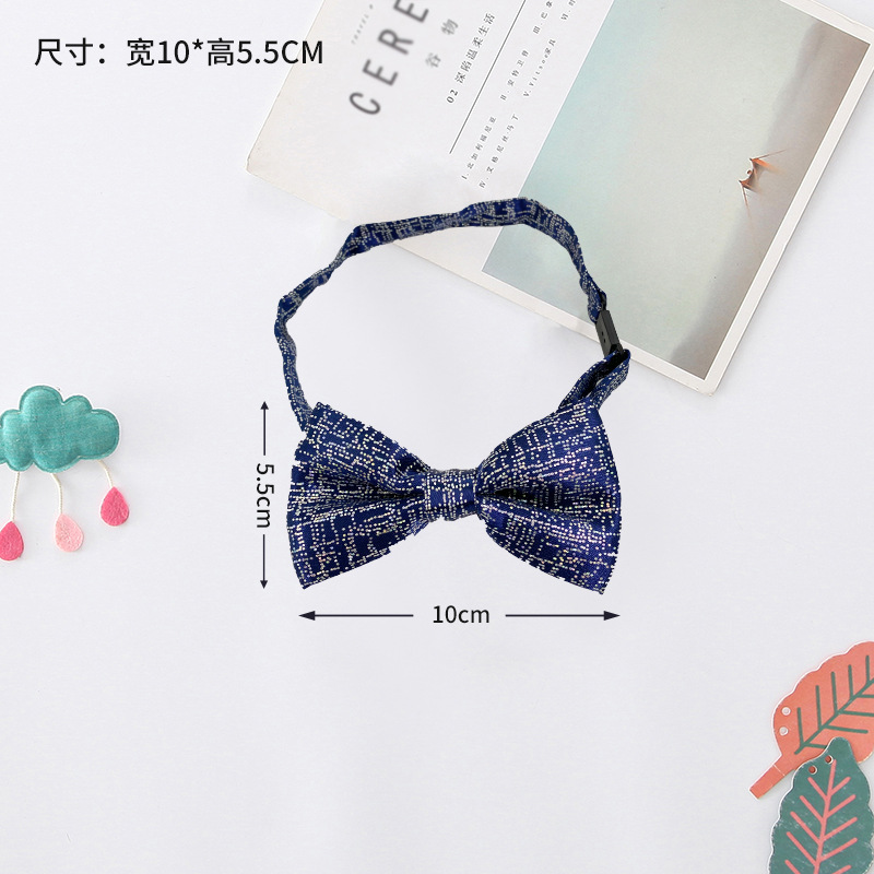 Pajarita para niños Corbata para niños coreanos Pajarita para bebés de color rojo vino de moda