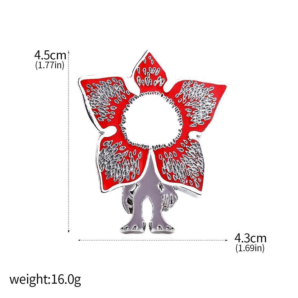 欧米映画・テレビ周辺グッズ「ストレンジャー・シングス」第5シーズン 26文字ワッフルキーホルダー 食人花ペンダント 輸入品
