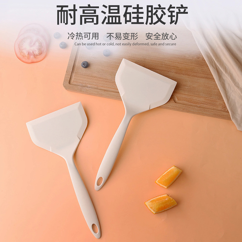 跨境现货食品级耐高温硅胶铲加宽不沾锅专用锅铲家用厨具硅胶铲子|undefined