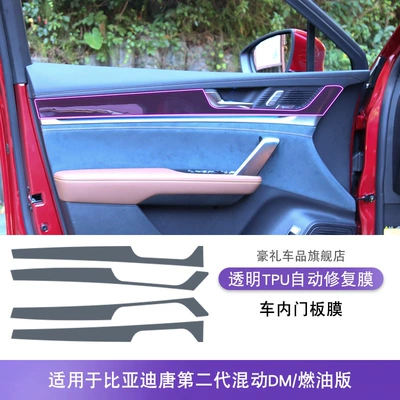 Paint Transparent Protective Film — Car interior film - 21-25-byd-tang-second-generation-hybrid-dm-fuel-version-interior-door-panel-film