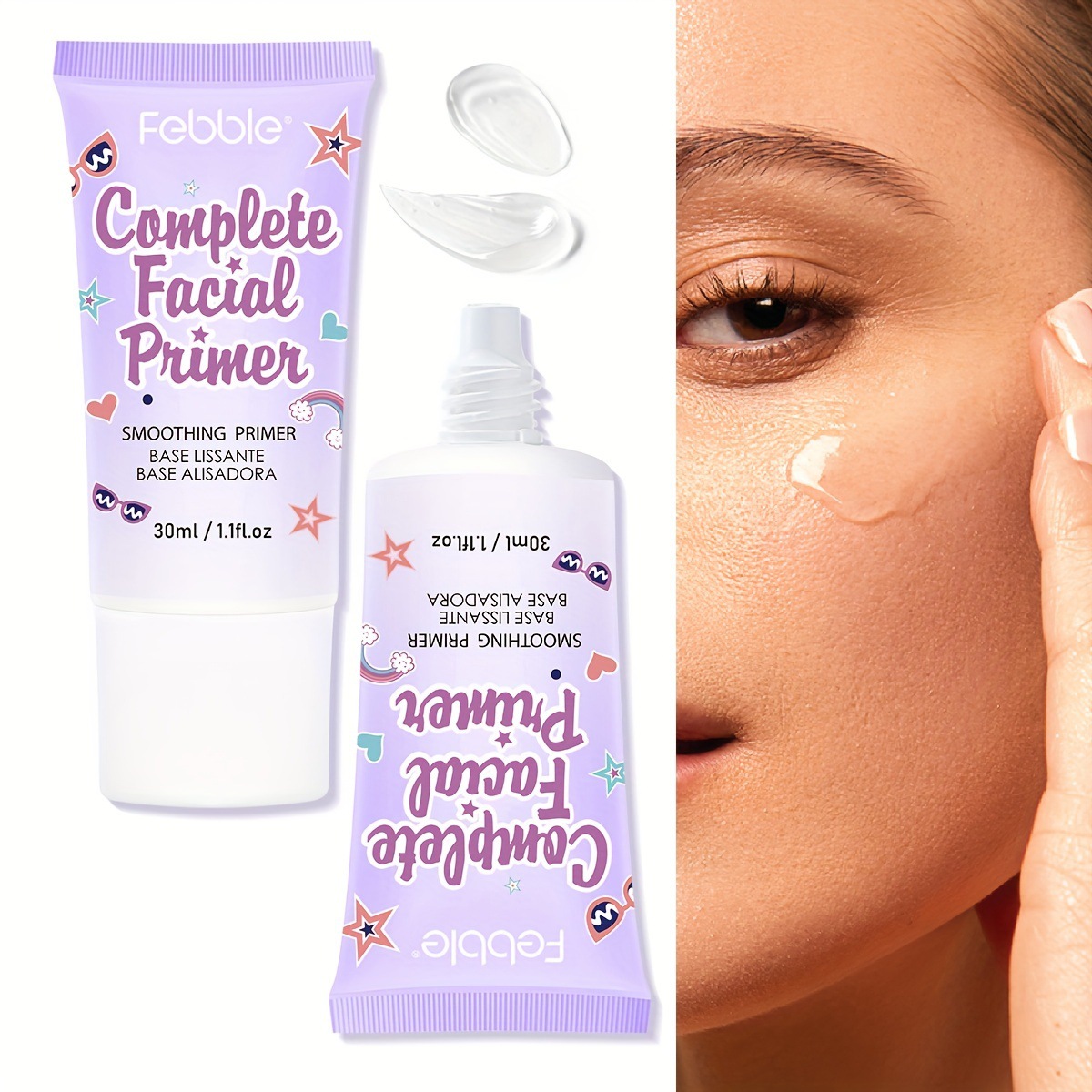 USHAS Comercio exterior europeo y americano Base de maquillaje transfronteriza Corrector Poros invisibles Maquillaje de Amazon FS447