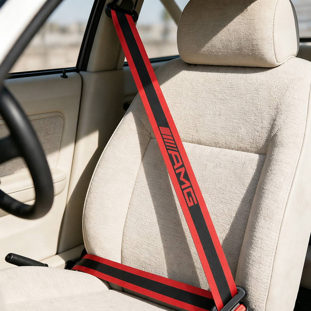 JDM universal nylon seatbelts for cars support cross-border dropshipping and are hot-selling branded universal car seatbelts