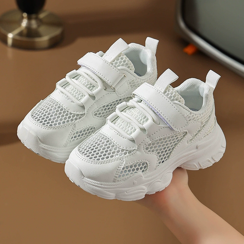 Детская маленькая желтая утка 2024 весна и осень новая детская обувь для девочек