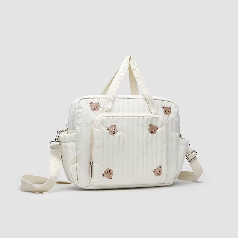 Korean Niche Handbag Mommy Bag Trendy Internet Celebrity Cute Embroidered Crossbody Mother and Baby Bag