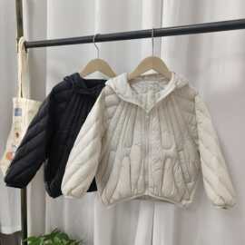 韩国童装儿童羽绒服秋冬轻薄款90白鸭绒男童女童宝宝秋装洋气外套