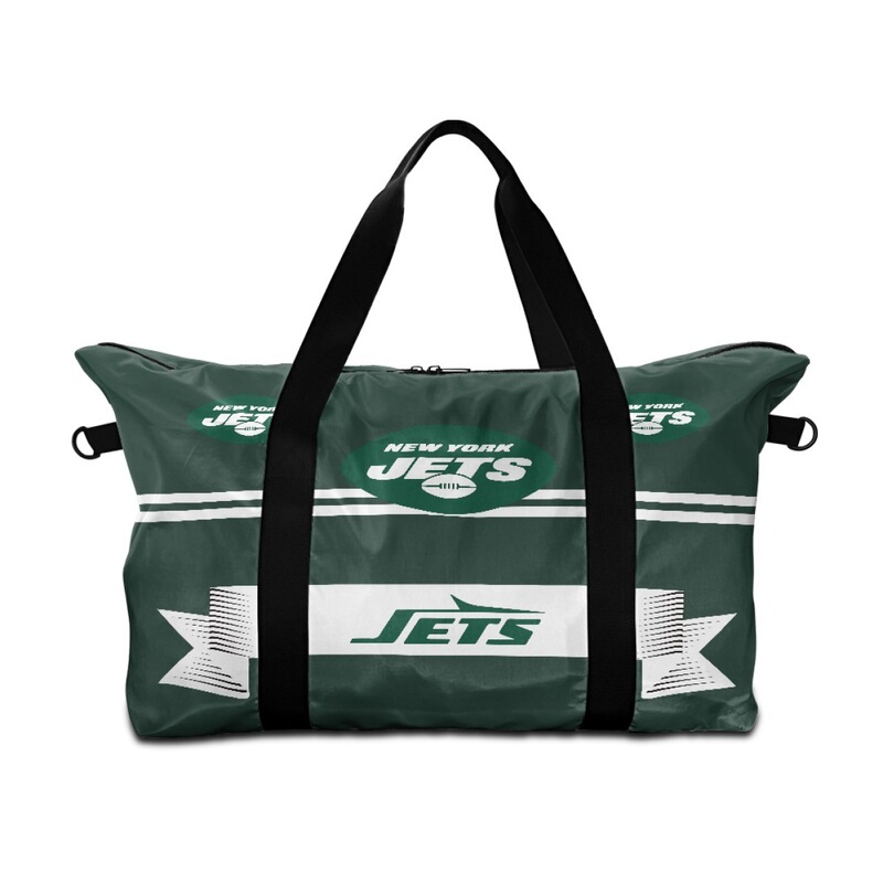 International Station Cross-border NFL Los Angeles Jets Elements to Custom Outdoor Travel Family Storage Bag Luggage