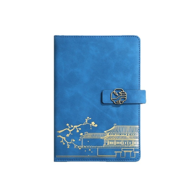 26 años de nuevo cuero portátil de la marea nacional puede imprimir logotipo de la oficina de negocios libro de conferencias conjunto de regalos