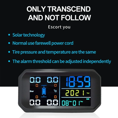Car Solar Wireless Tire Tire pressure monitoring system
