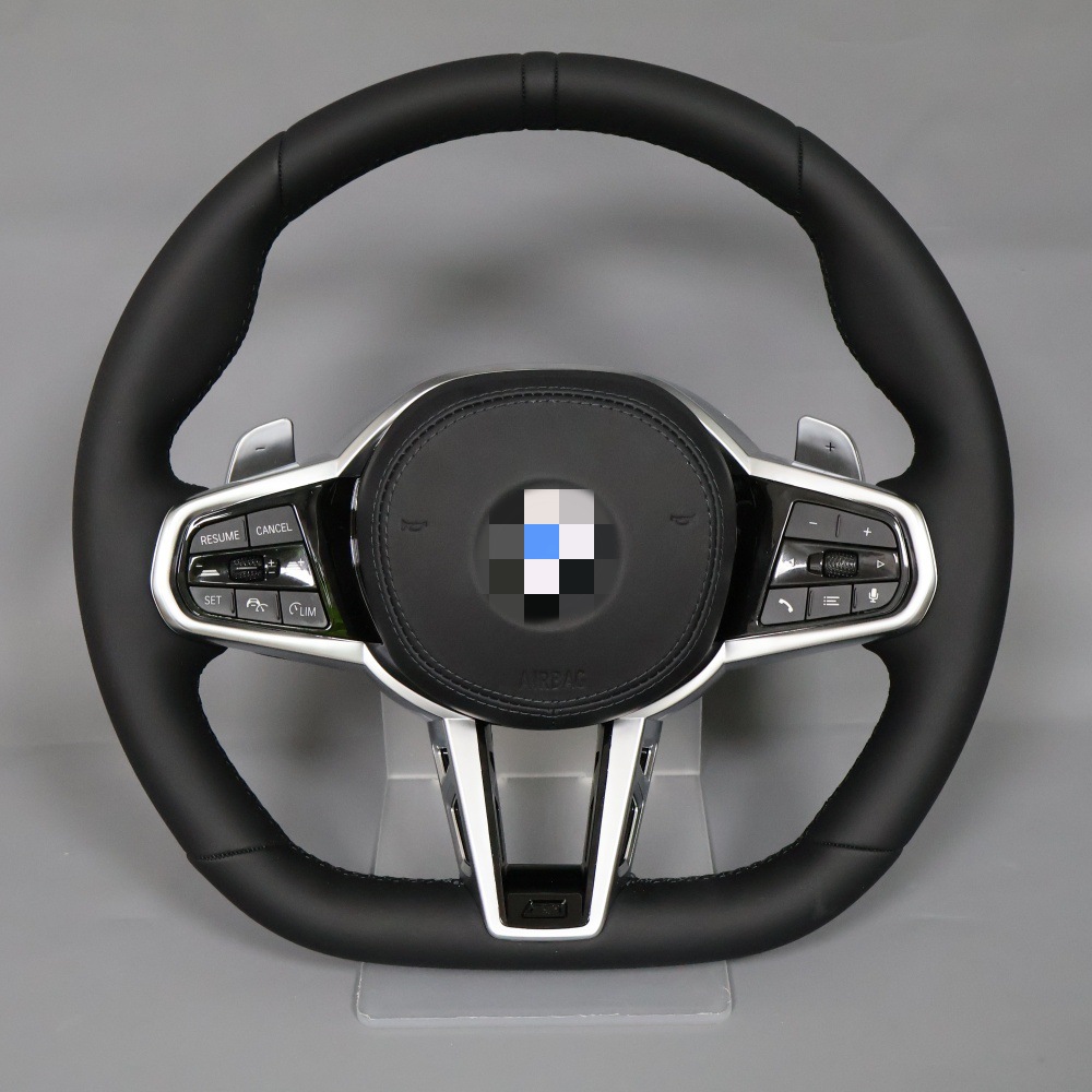 Silver modified steering wheel assembly suitable for BMW CS Sport 1234567 series G20G30x1x2x3x4x5x6