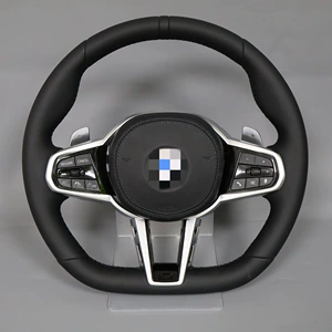 Silver modified steering wheel assembly suitable for BMW CS Sport 1234567 series G20G30x1x2x3x4x5x6
