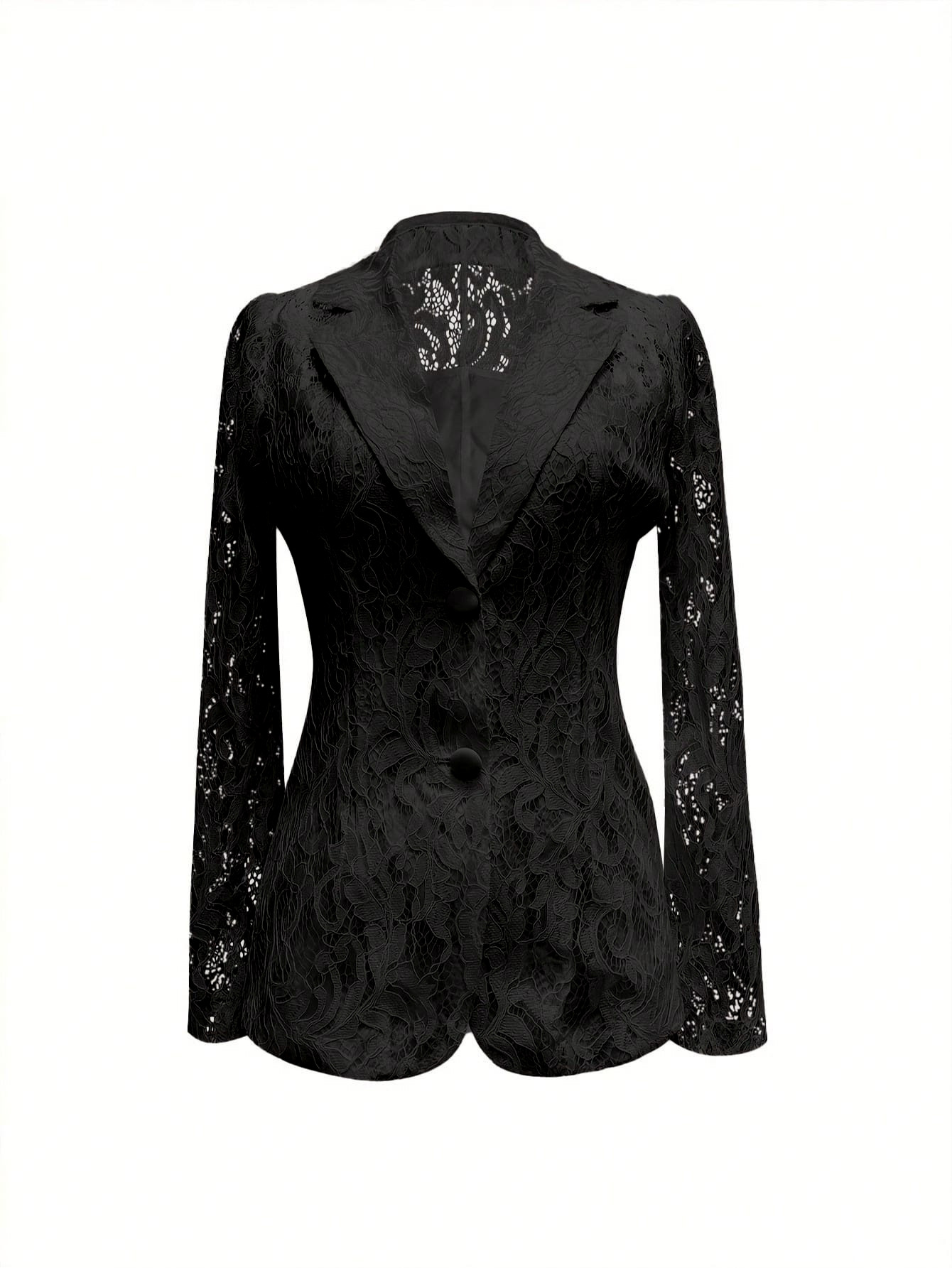 Blazer Élegant Pour Femme Coupe Slim Avec Détails Patchwork Et Découpes_voghion.com