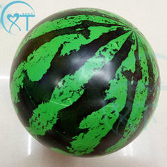 PVC watermelon printed inflatable ball wholesale children's 9-inch inflatable toy watermelon ball kindergarten slap ball