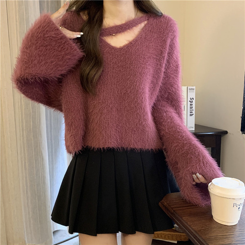 Women's Loose Fit Cardigan Knit Coat with Elegant Belt, Autumn/Winter Version, Stylish and Gentle Women's Sweater for Spring
