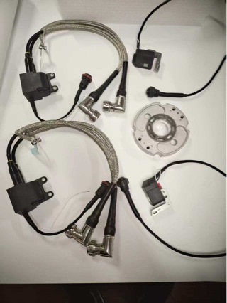 DLA 550 model airplane engine accessories: Igniter FA-H-2, crankshaft, high-voltage coil