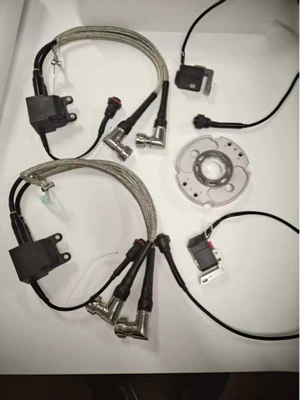 DLA 550 model airplane engine accessories: Igniter FA-H-2, crankshaft, high-voltage coil