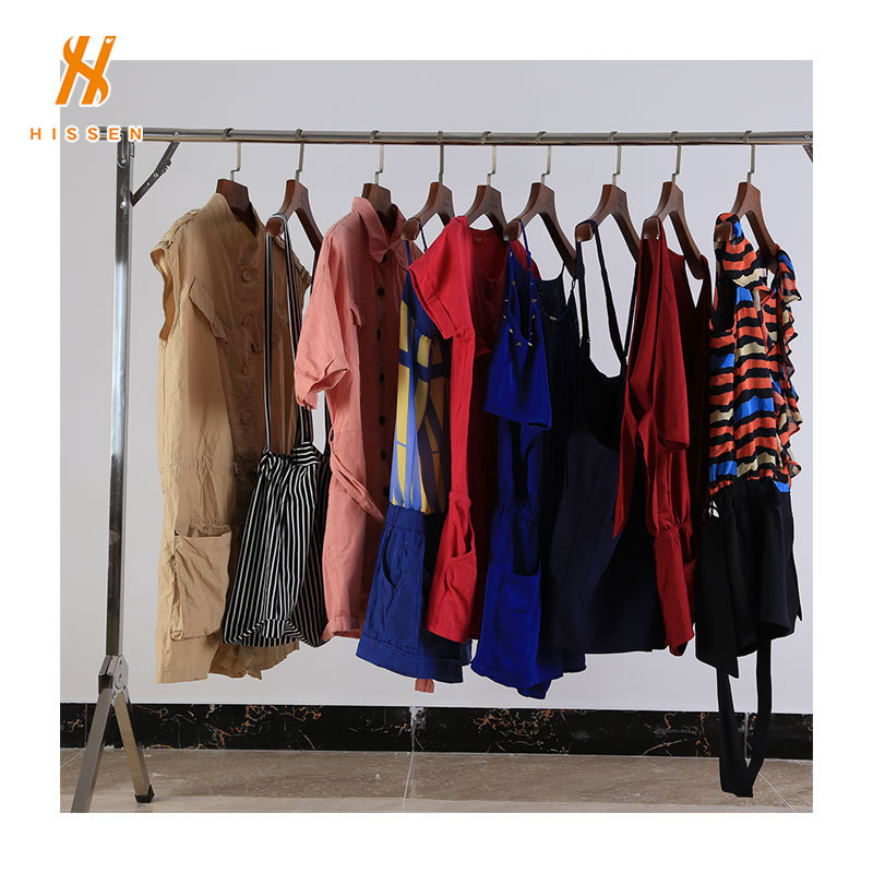 出口埃及二手衣服棉连衣裙used clothes ladies dress bales 45kg