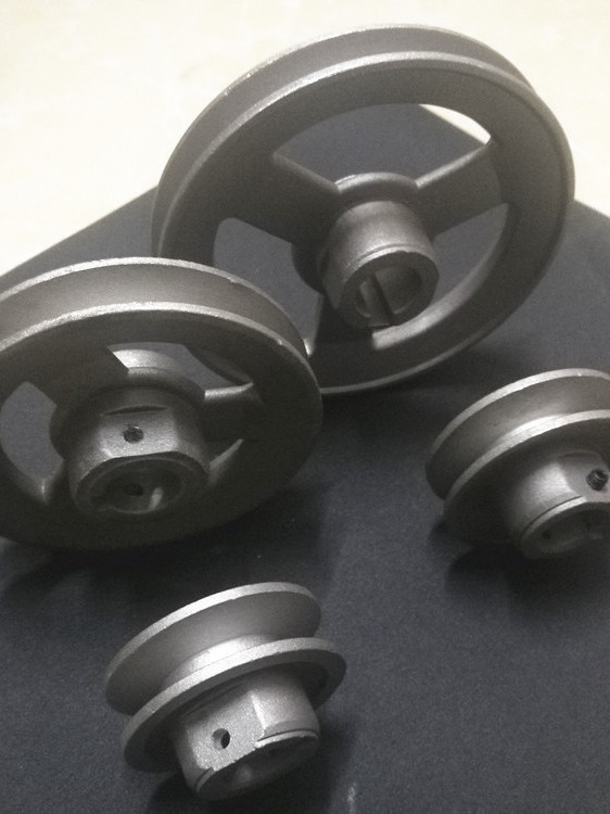 电机马达模型主轴DIY配件皮带轮单槽10V型直径40 50 80 100送螺丝