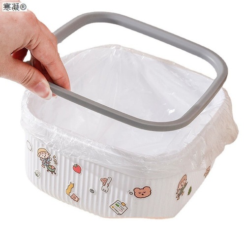 Desk Trash Can Mini Cute Small Coffee Table Ins Style Storage Bin Home Decor Small Luxury Creative Household Waste Paper Basket