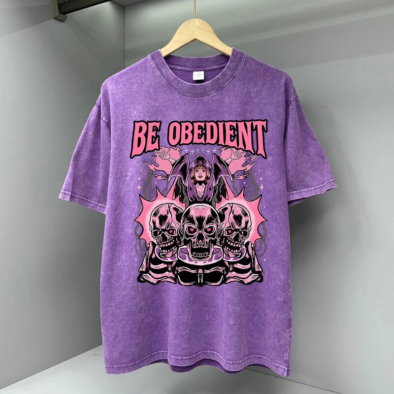 Men's Loose Summer T-Shirt, Cotton Casual Breathable Top, Printed T-Shirt, Street Style