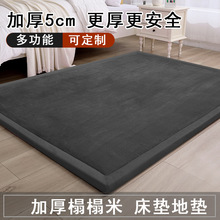 加厚5cm榻榻米垫 客厅睡觉打地铺儿童爬行垫飘窗卧室海绵床边软垫