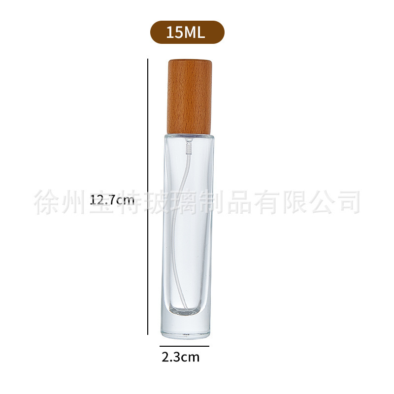 5ml香水喷雾分装瓶带盖10ml方形玻璃香水瓶子30ml加厚底香水瓶|undefined