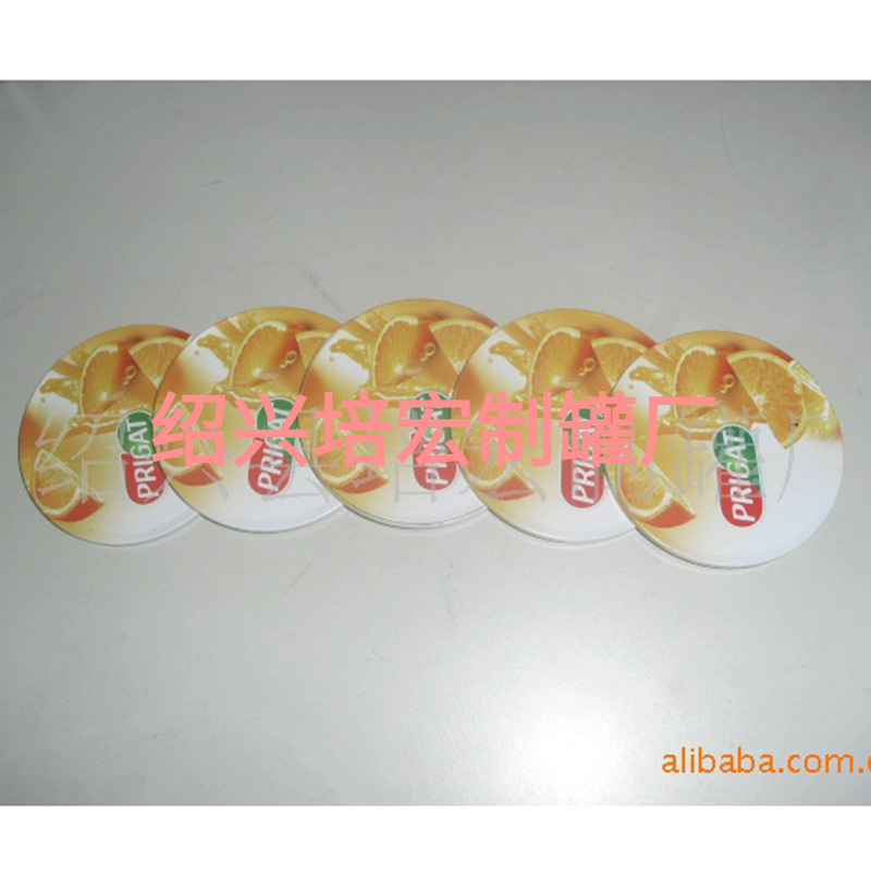 批发供应马口铁胶印杯垫隔热金属杯垫多规格圆形餐垫