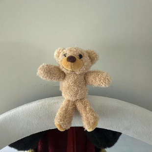 Plush coffee cute doll with accessories with velcro, with little bears