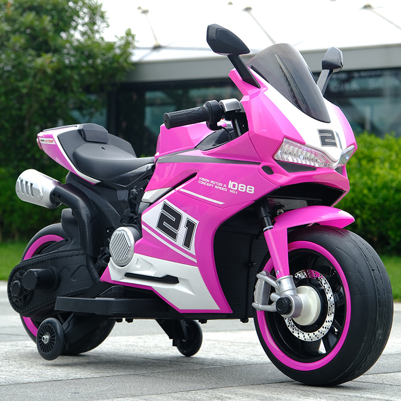 Nueva motocicleta eléctrica para niños 3-8 años de edad botella COCHE los niños pueden sentarse hombres y mujeres bebé motocicleta generación coche de juguete