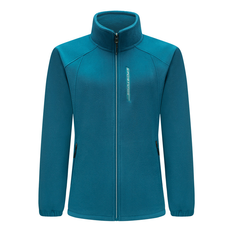 Transmisión en vivo explosiva chaqueta de terciopelo de grano de agitación hombre y mujer otoño invierno cálido chaqueta de terciopelo de moda al aire libre ocio grueso chaqueta de terciopelo