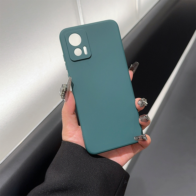 Funda protectora de TPU suave para Motorola Edge 50 Fusion 60pro, funda lisa con borde suave, funda líquida para teléfono móvil