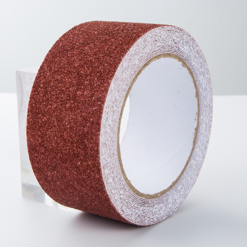 Papel de lija antideslizante Xunke Cinta de advertencia autoadhesiva Cinta antideslizante de PVC negro de 10cm Etiqueta antideslizante de escalera esmerilada
