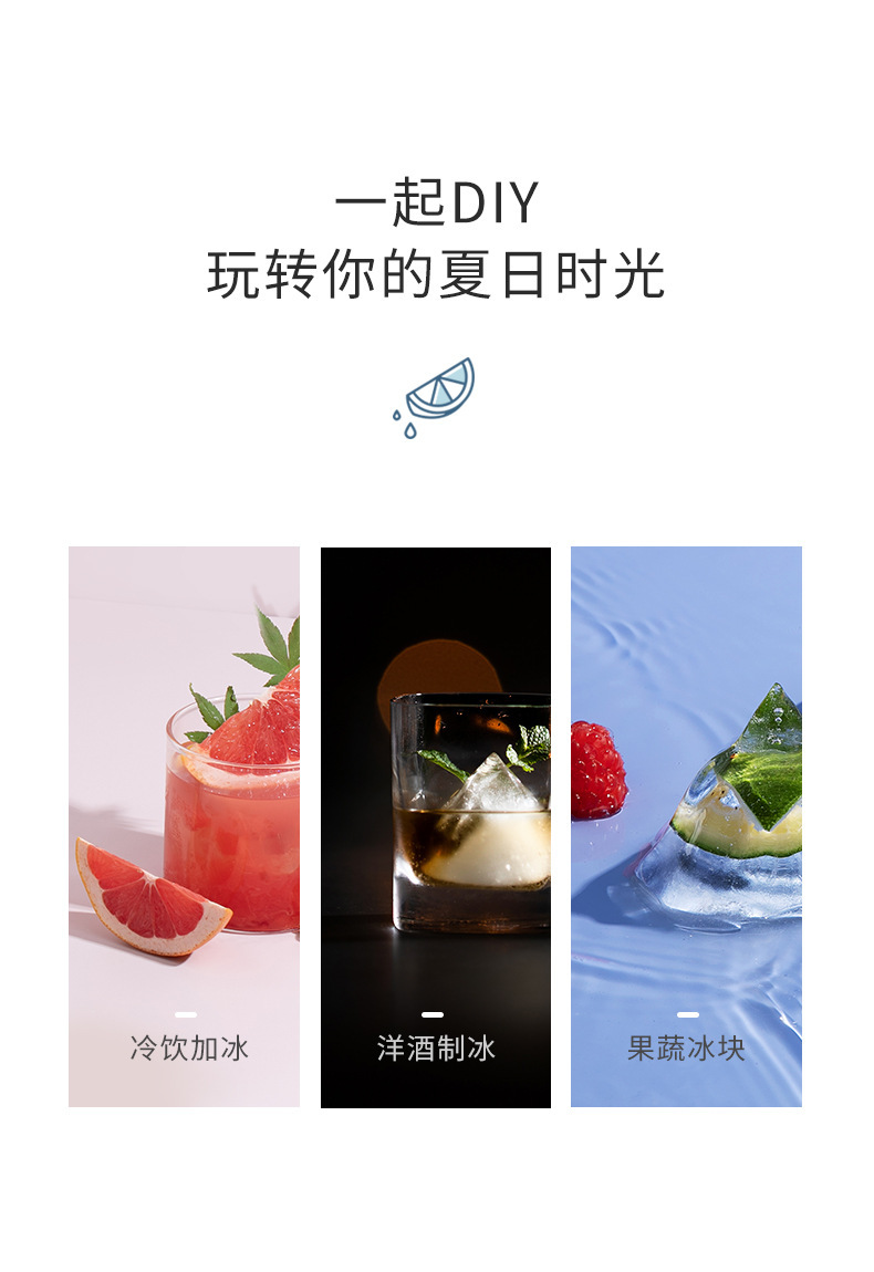 シリコン製氷皿 雪山型 お手入れ簡単 易脱模 家庭用DIY ポータブル 卸売 ピンク水色海洋グリーン