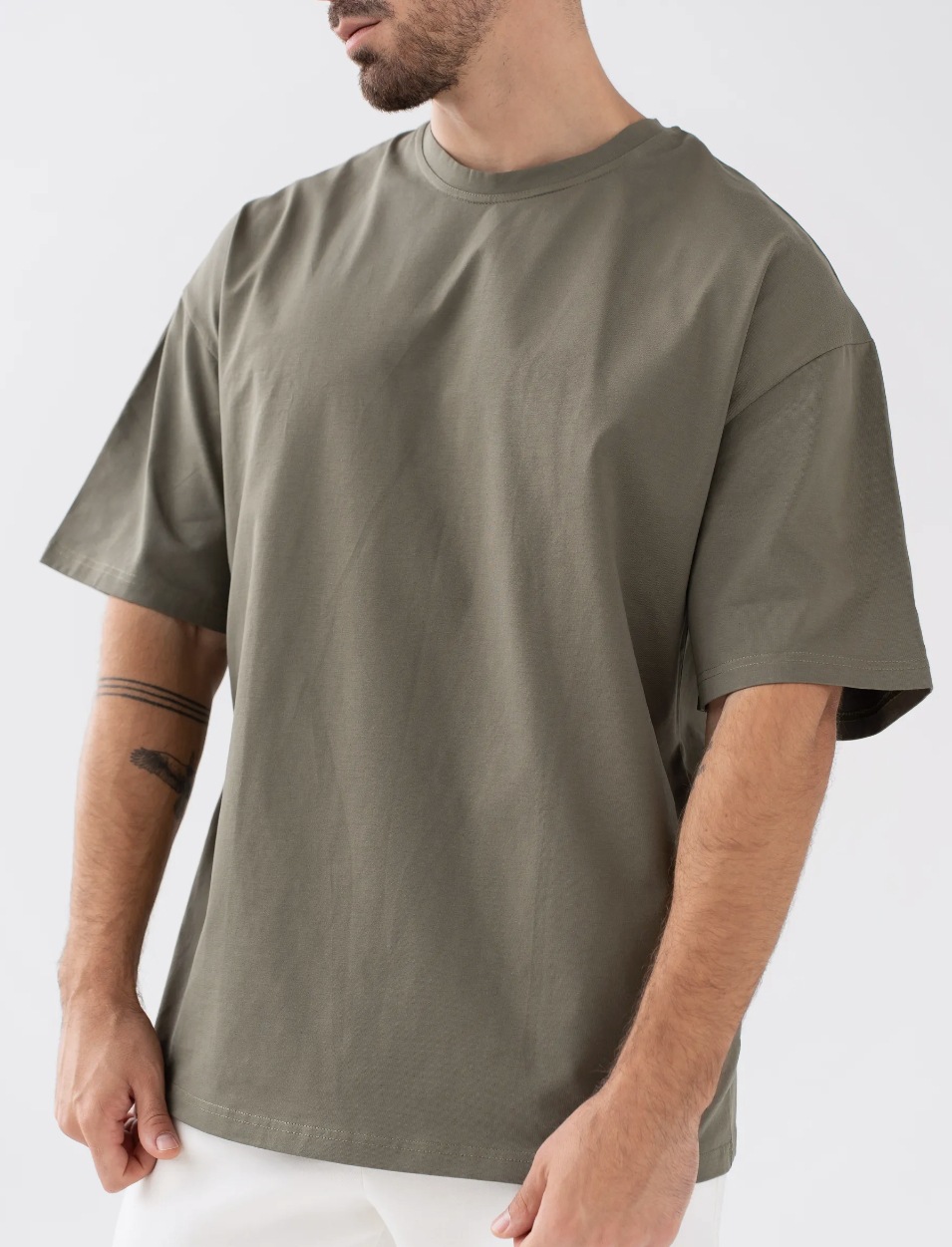 boy 230G European Version Cross-Border Pure Cotton Trendy Brand Crew Neck Short Sleeve T-Shirt Men's Loose Fit Couple_viptrois.com