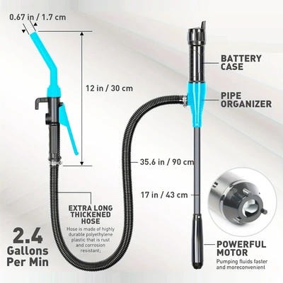 battery-powered oil suction pipe — Kempinq və səyahət