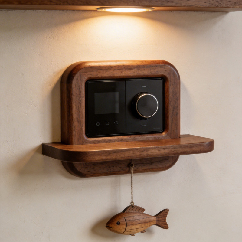 Switch protective cover, solid wood, mid-century style panel, narrow edge, decorative wall sticker, home living room socket cover, anti-dirt frame Switch protective cover, solid wood, mid-century style panel, narrow edge, decorative wall sticker, home living room socket cover, anti-dirt frame