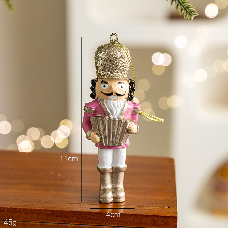 핑크 레진 호두 군인