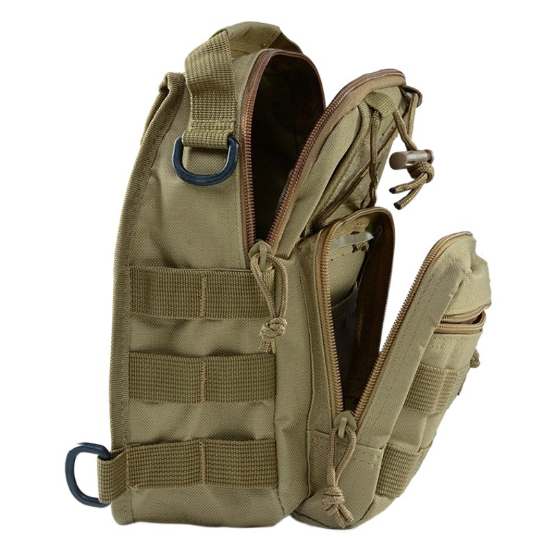 Outdoor Lightweight Hiking and Mountaineering Bag, Multi-Functional Shoulder Crossbody Bag, Cycling Fitness Sports Chest Bag, Military Fan Tactical Bag