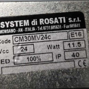 电磁铁 CM30MV24C   SYSTEM DI ROSATI S.R.L