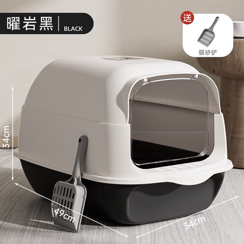 Cajones de arena para gatos super grandes anti-derrames desodorizantes inodoro para gatos super grandes fabricantes de artículos de arena para gatos al por mayor