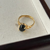 Retro organic one size fashionable small design sophisticated ring, trend of season, on index finger, internet celebrity