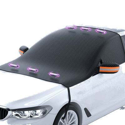 Anti-Freeze Half Cover Car Cover: Car snow shield