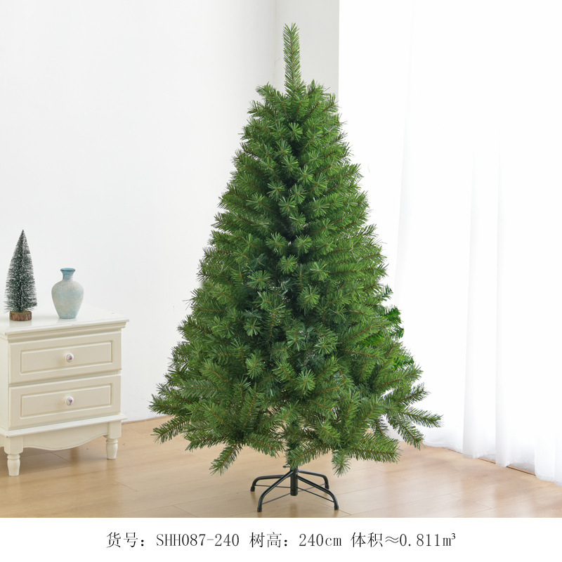 árbol ordinario de 240cm con punta caliente