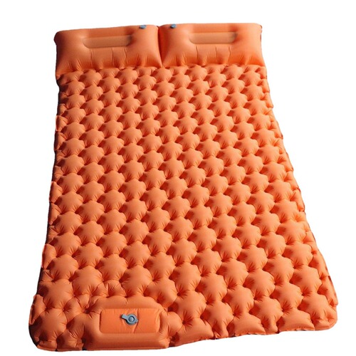 Outdoor gear: Lightweight, portable double air mattress for camping, moisture-proof, and car travel—perfect for naps on the go.