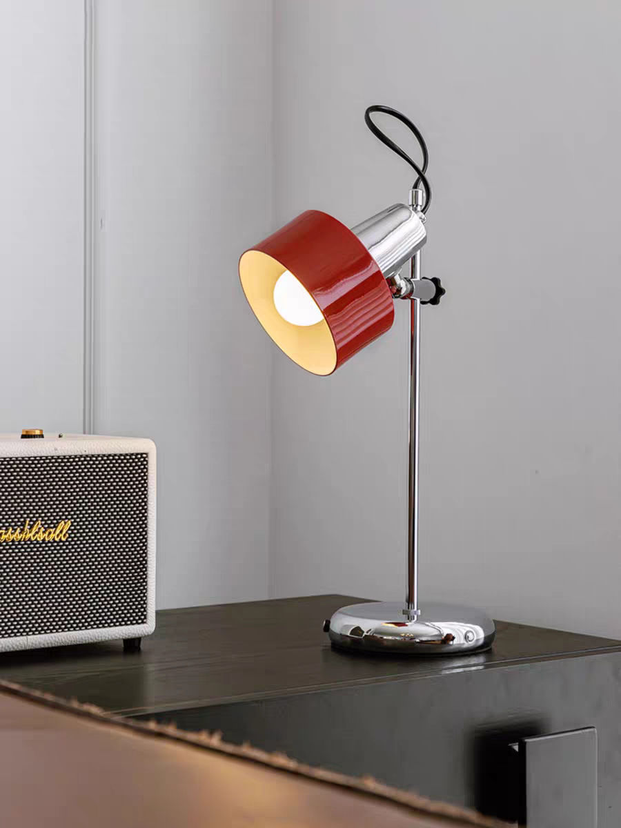 Vintage Bauhaus Reading Desk Italy VERKENNEN Designer Modern Bedroom Study Eye Protection Lamp_voghion.com